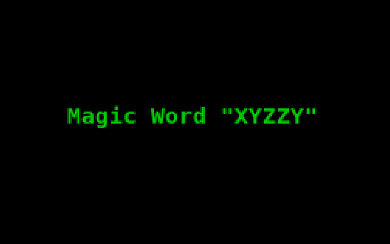 What's the magic word? Learn about the original cheat code