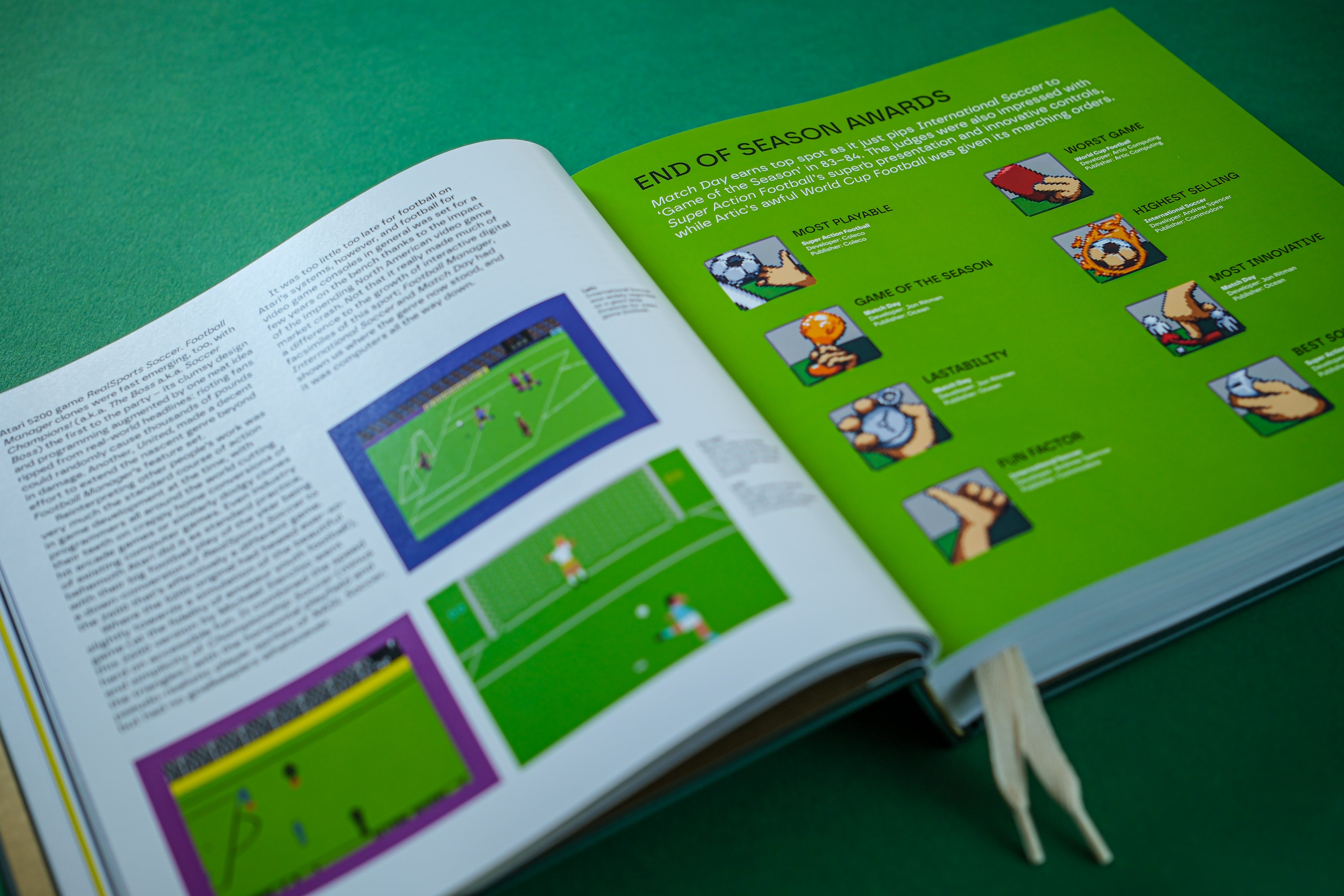 Bitmap Footballer A Tale of Two Halves – A rich history of football games | Bitmap Books